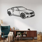 G37 Coupe (V36 / 4th Gen.) Angle Silhouette Metal Wall Art