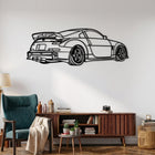 350Z / Fairlady Z Angle Silhouette Metal Wall Art