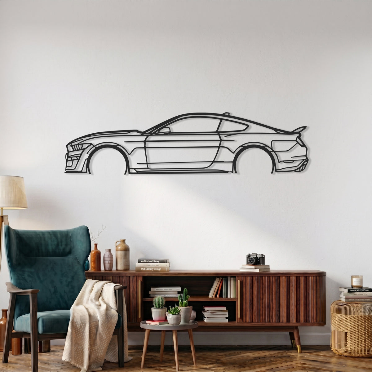 Mustang Shelby GT500 Metal Wall Art