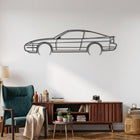 180SX / 200SX / 240SX (Fastback / Hatchback S13) Car Silhouette Metal Wall Art