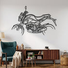 Grom 2022 Motorcycle Silhouette Metal Wall Art