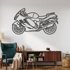 Hayabusa 2021 Motorcycle Silhouette Metal Wall Art