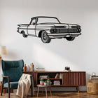 EL Camino (1959-1960) Angle Silhouette Metal Wall Art