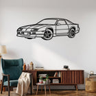 Camaro Z28 / RS / F-Body - 3rd Gen. (1991-1992) Angle Silhouette Metal Wall Art