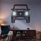 G-Class Front View Car Metal Neon Wall Art
