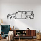 Fortuner Car Silhouette Metal Wall Art