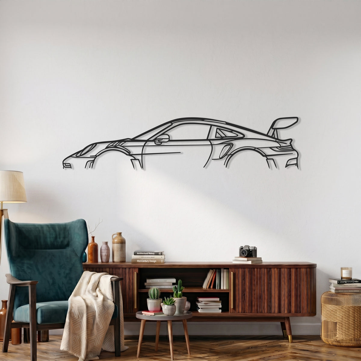 911 GT3 RS 992 Gen. Metal Wall Art