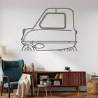 P50 Microcar 1962-1965 Car Silhouette Metal Wall Art