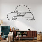 Trident Microcar 1965-1966 Car Silhouette Metal Wall Art