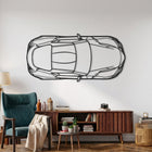 Supra MK5 Top View Metal Wall Art