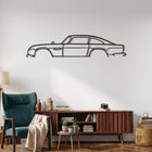 DB6 (1965) Car Silhouette Metal Wall Art