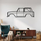 Bronco (First-Gen.) Car Silhouette Metal Wall Art