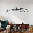 S2000 Roadster (AP1 & AP2 Gen.) Car Silhouette Metal Wall Art