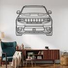 Grand Cherokee SRT / Trackhawk (WK2) Angle Silhouette Metal Wall Art