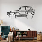 CJ-7 - Classic (1982) Car Silhouette Metal Wall Art