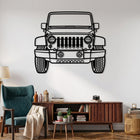 Wrangler JK 3rd Gen. Angle Silhouette Metal Wall Art