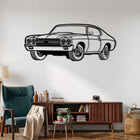 Chevelle SS 454 (1970) Angle Silhouette Metal Wall Art
