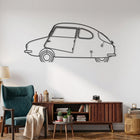 NWF 200 - 2-Door Microcar/Coupe (Bespoke Fuldamobil S-1) 1954–1955 Car Silhouette Metal Wall Art