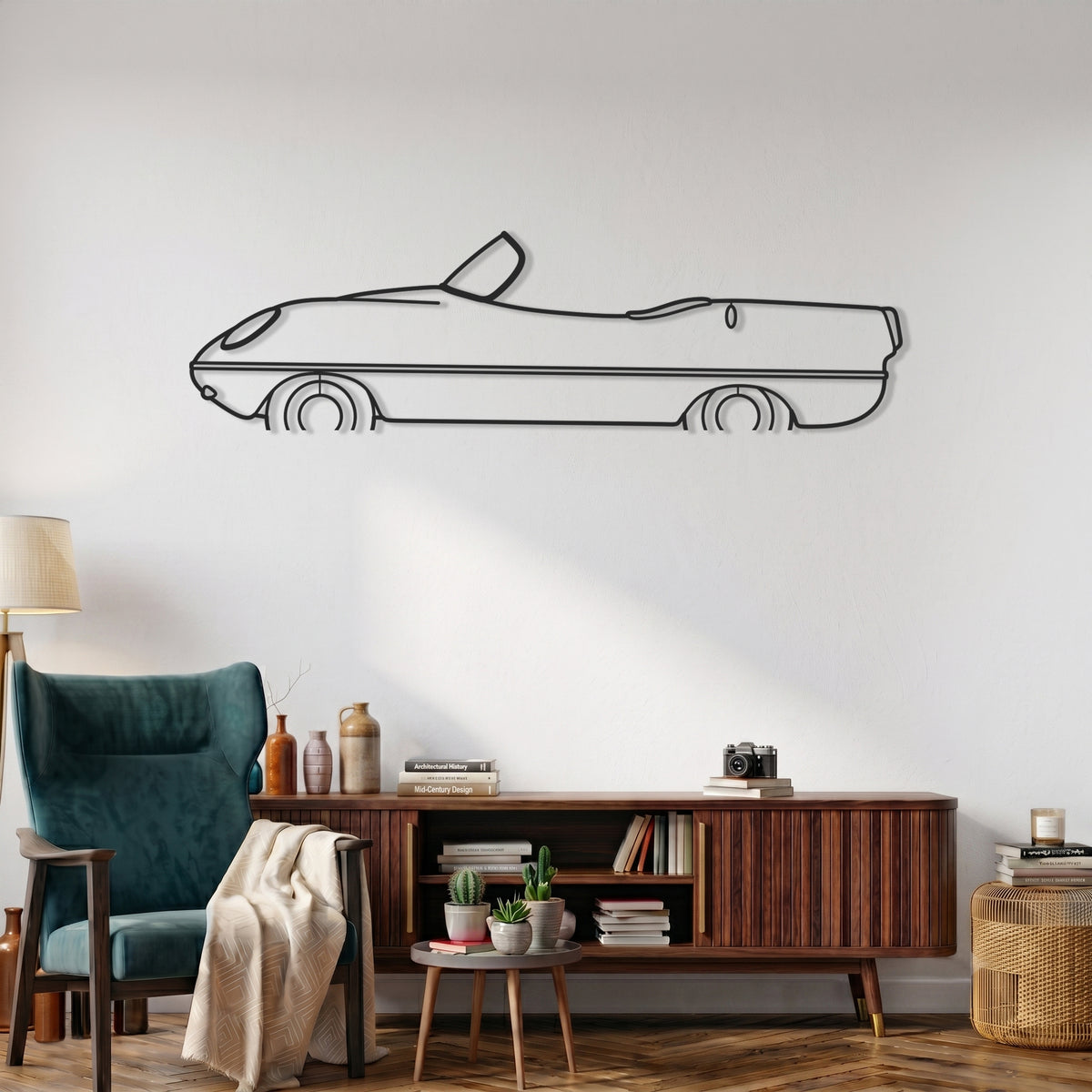 Dart - 2-Seater Open Roadster 1959–1961 Car Silhouette Metal Wall Art