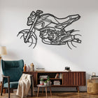 Grom 2015 Motorcycle Silhouette Metal Wall Art