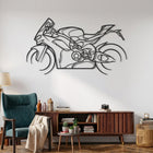 Panigale V2 2024 Motorcycle Silhouette Metal Wall Art