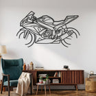 GSX-R 600 2008 Motorcycle Silhouette Metal Wall Art