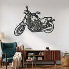 V-Max 1200 1992 Motorcycle Silhouette Metal Wall Art