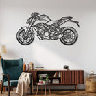 Duke 390 2013 Motorcycle Silhouette Metal Wall Art