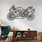 GSX-R 1000 2017 Motorcycle Silhouette Metal Wall Art